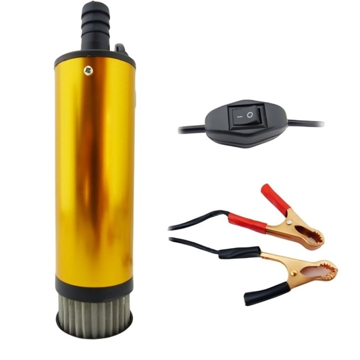 OEM - BOMBA ELECTRICA 12VOLT KENT ALUMINIO CON INTERRUPTOR