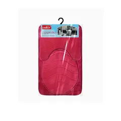 GENERICO - Set De Baño Alfombras Color Rosa