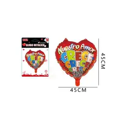 GENERICO - Globo Metálico Nuestro Amor Crece