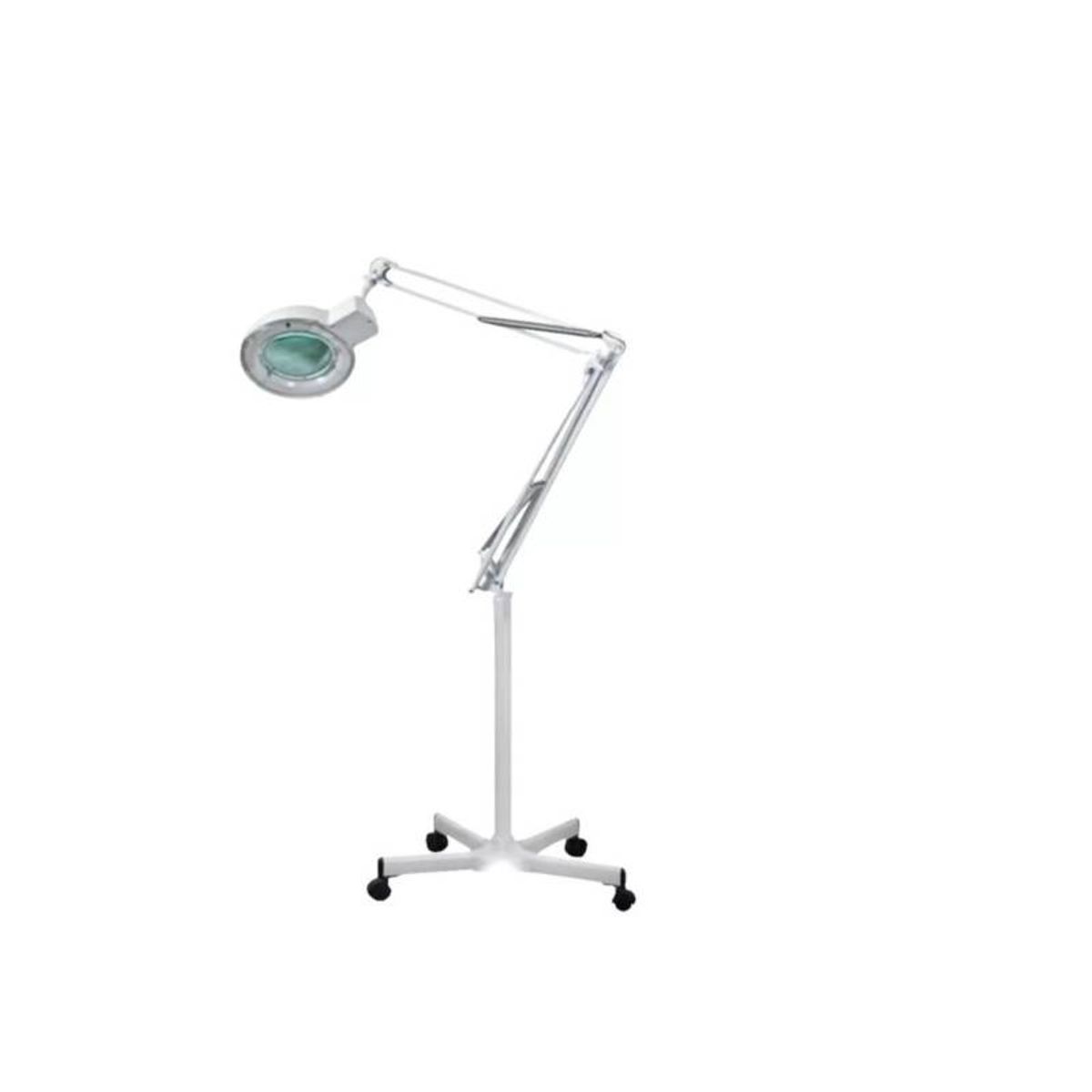 GENERICO - Lampara Lupa Con Luz Led Pedestal Rueda Cosmetologia