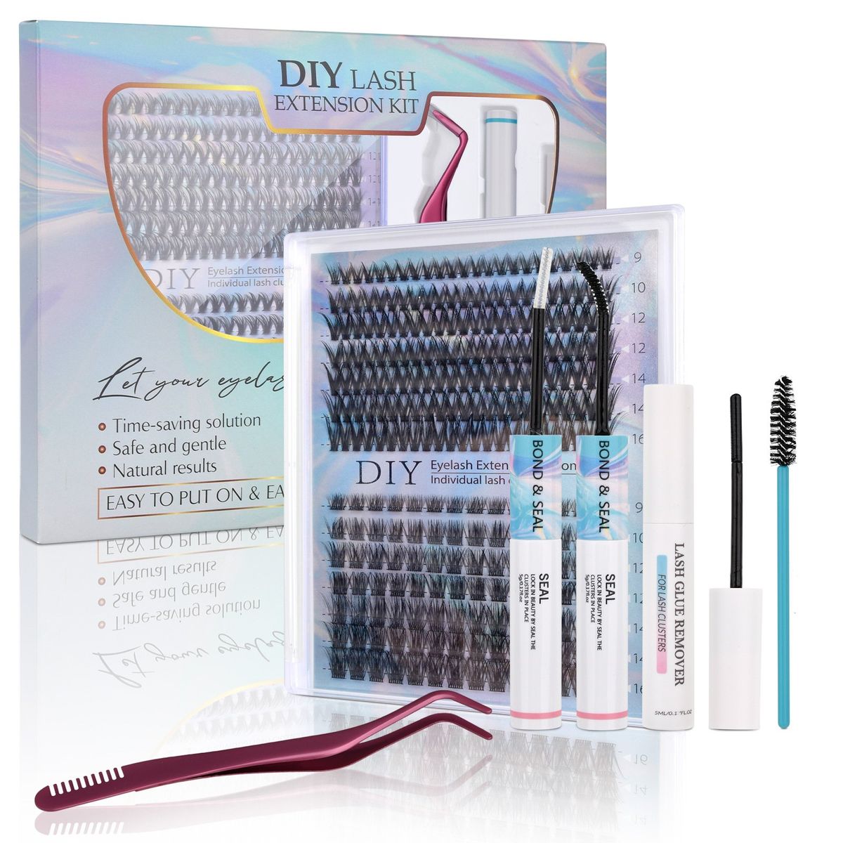 YAYKO - Set De Pestañas Extensiones Reutilizables Postiza 259