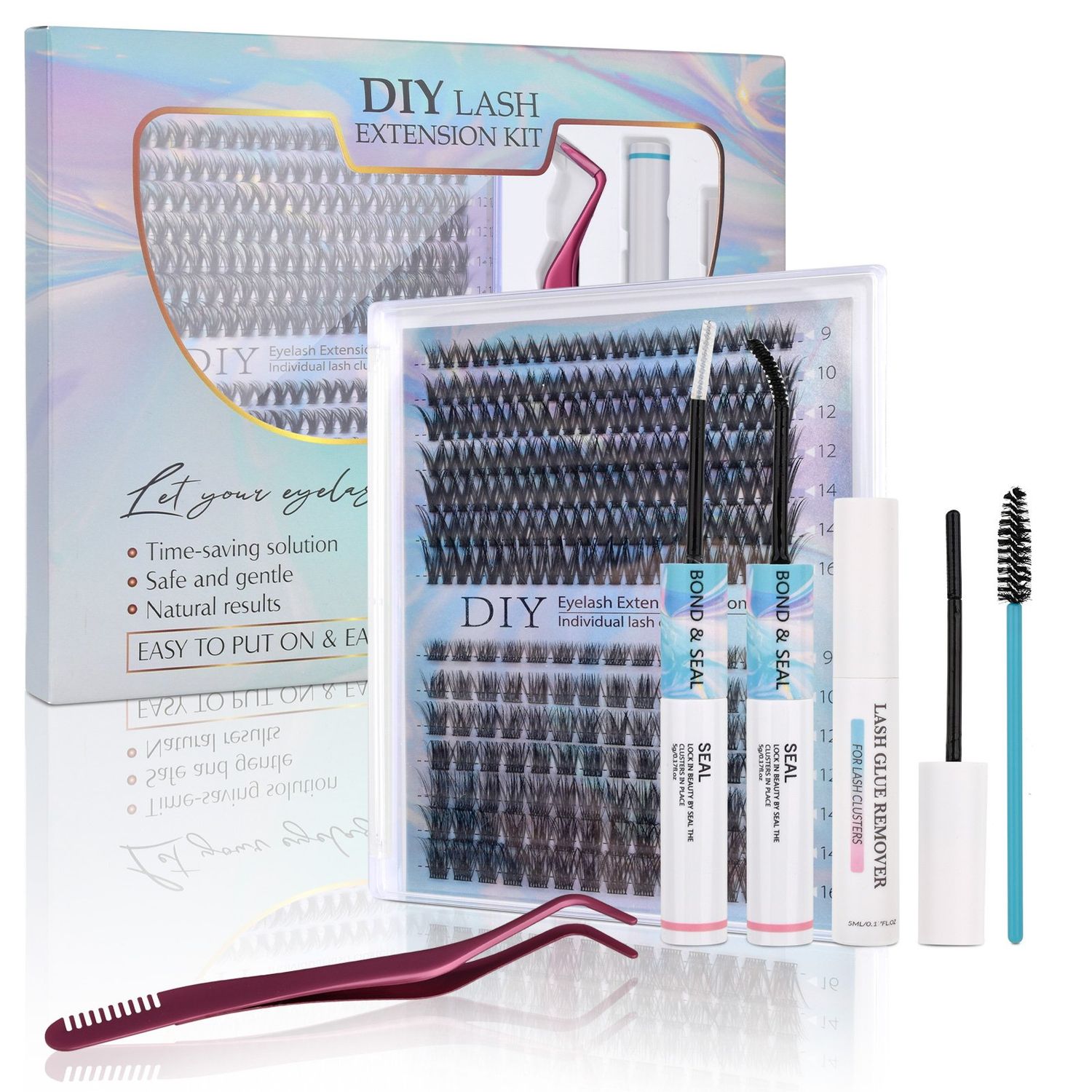 Set De Pestañas Extensiones Reutilizables Postiza 259 - image 1