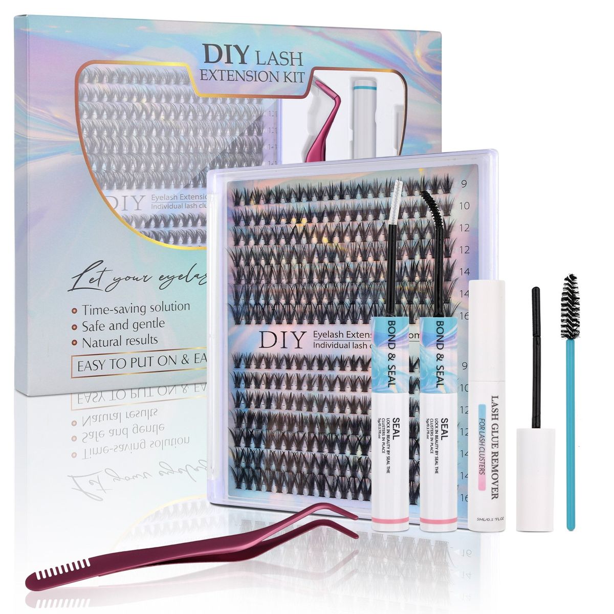 YAYKO - 280 Set De Pestañas Extensiones Reutilizables Postiza