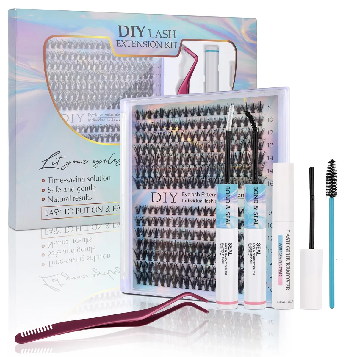 YAYKO - 280 Set De Pestañas Extensiones Reutilizables Postiza