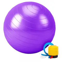 GENERICO - Pelota Balon 55 cm Pilates Yoga + Inflador