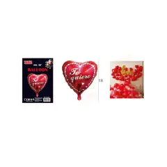 GENERICO - Globos Te Quiero 45 Cm Colores Surtidos