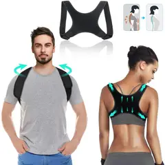 TIOZONEY - Corrector De Postura Invisible Unisex-Negro