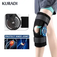 TIOZONEY - Rodillera médica ajustable de 120 ° ortosis soporte
