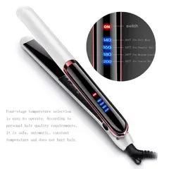 TIOZONEY - Plancha de pelo para cabello lacio Cabello rizado Seco-húmedo