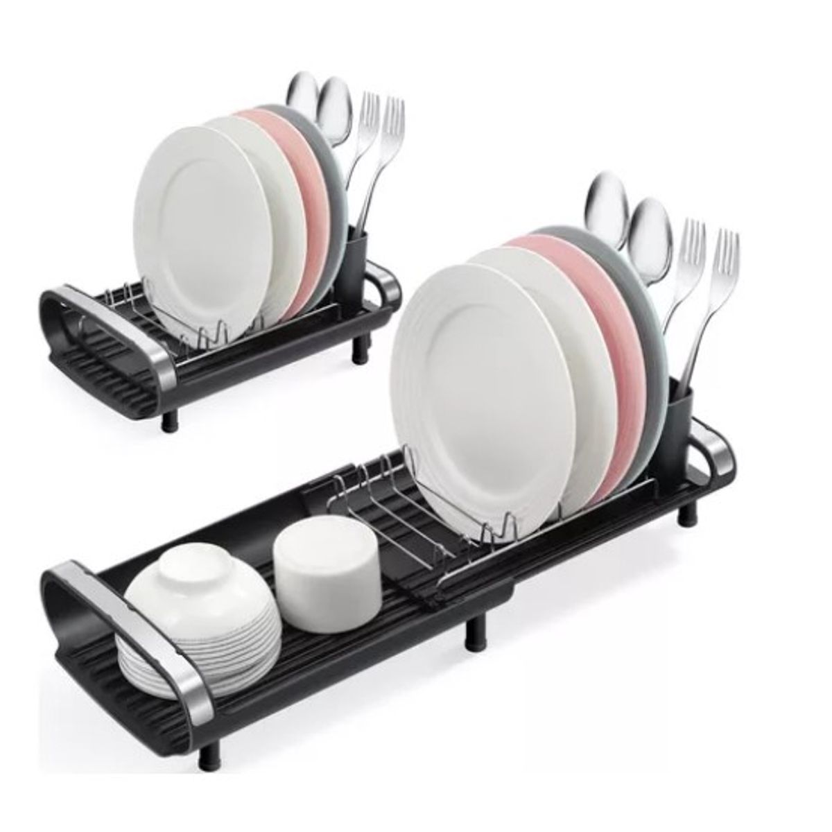 GENERICO - Mini Secador Con Escurridor De Metal Extensible