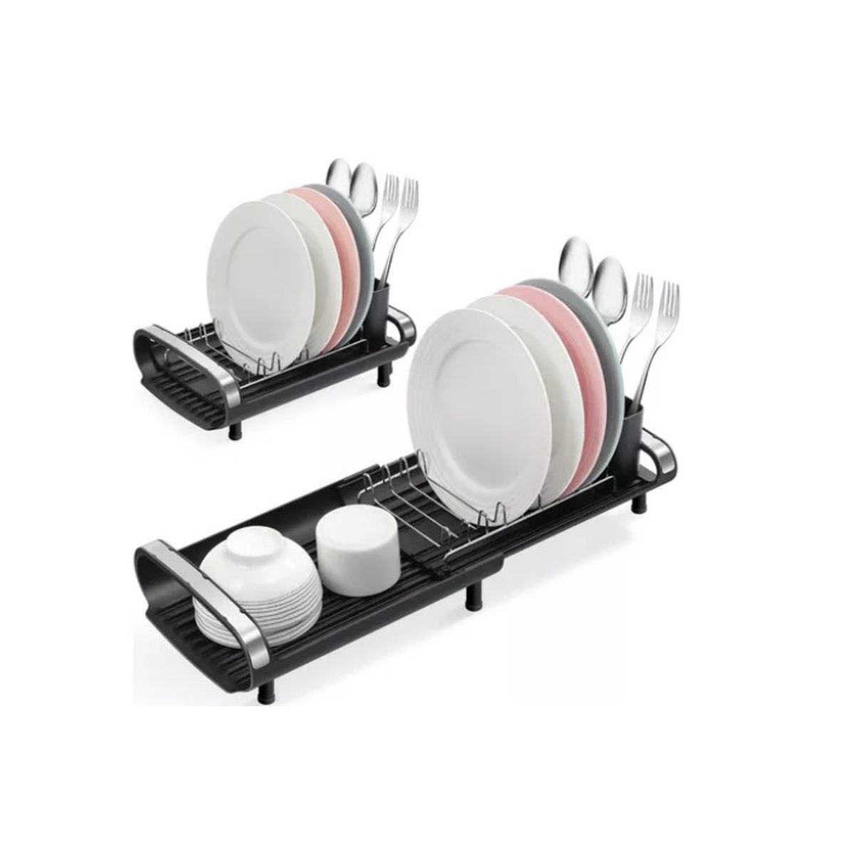 GENERICO - Mini Secador Con Escurridor De Metal Extensible