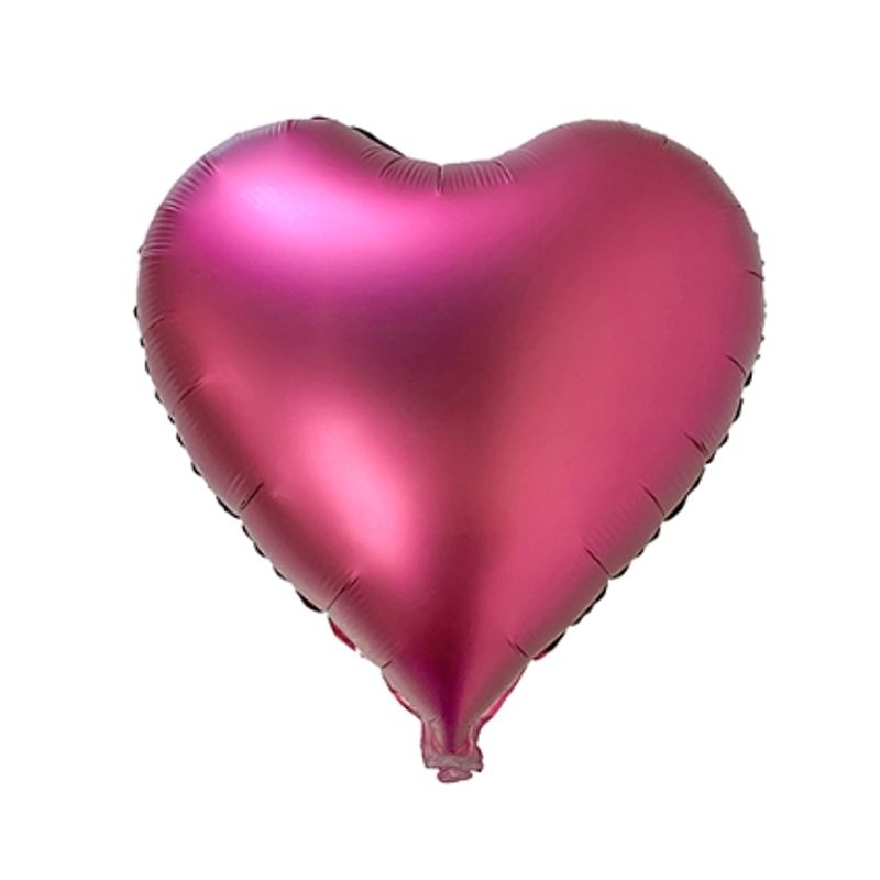 GENERICO - Globos Metálicos Corazon Fucsia