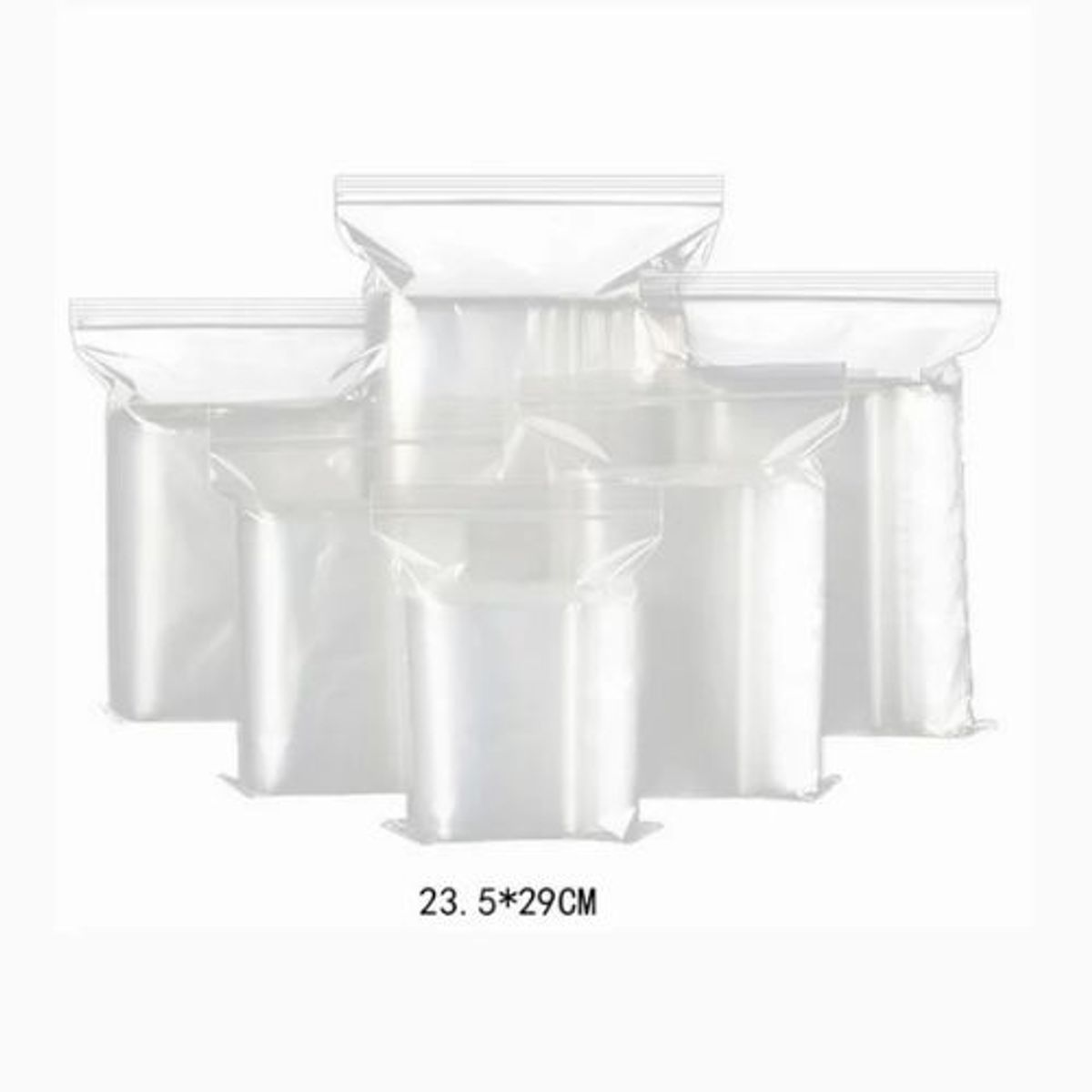 GENERICO - Bolsas Cierre Hermético Transparente 23X29 Cm