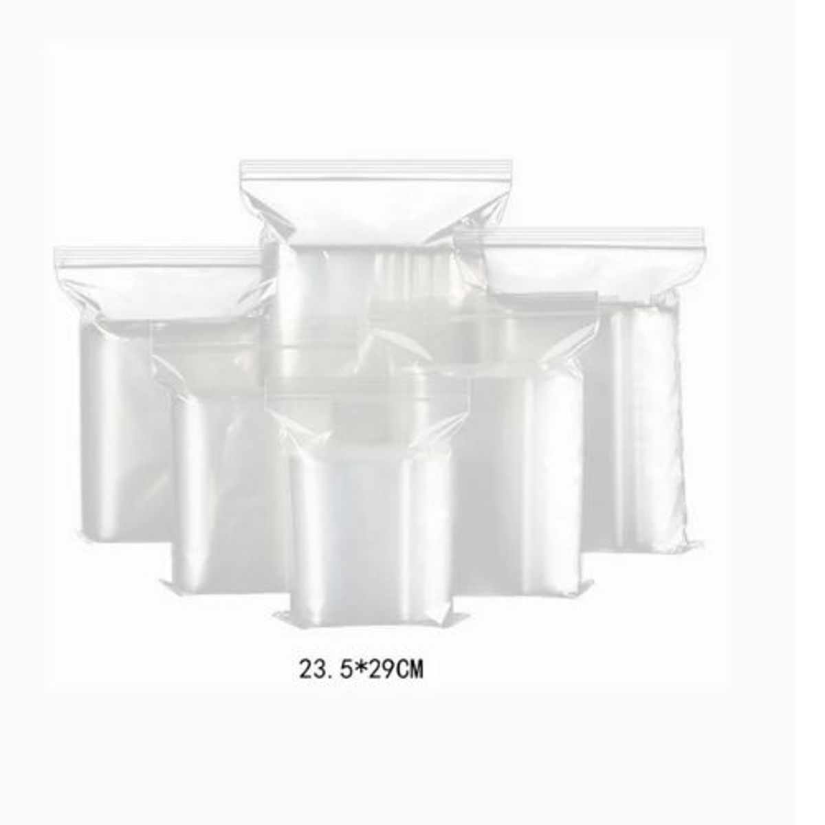 GENERICO - Bolsas Cierre Hermético Transparente 29 Cm 15 Pcs