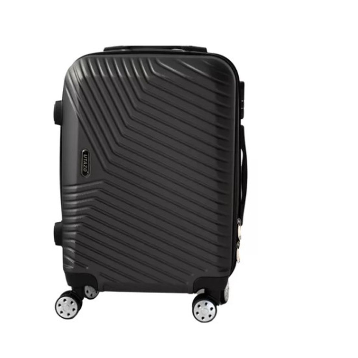 GENERICO - Maleta De Viaje Pequeña Equipaje Cabina 10 Kg Gris Oscuro