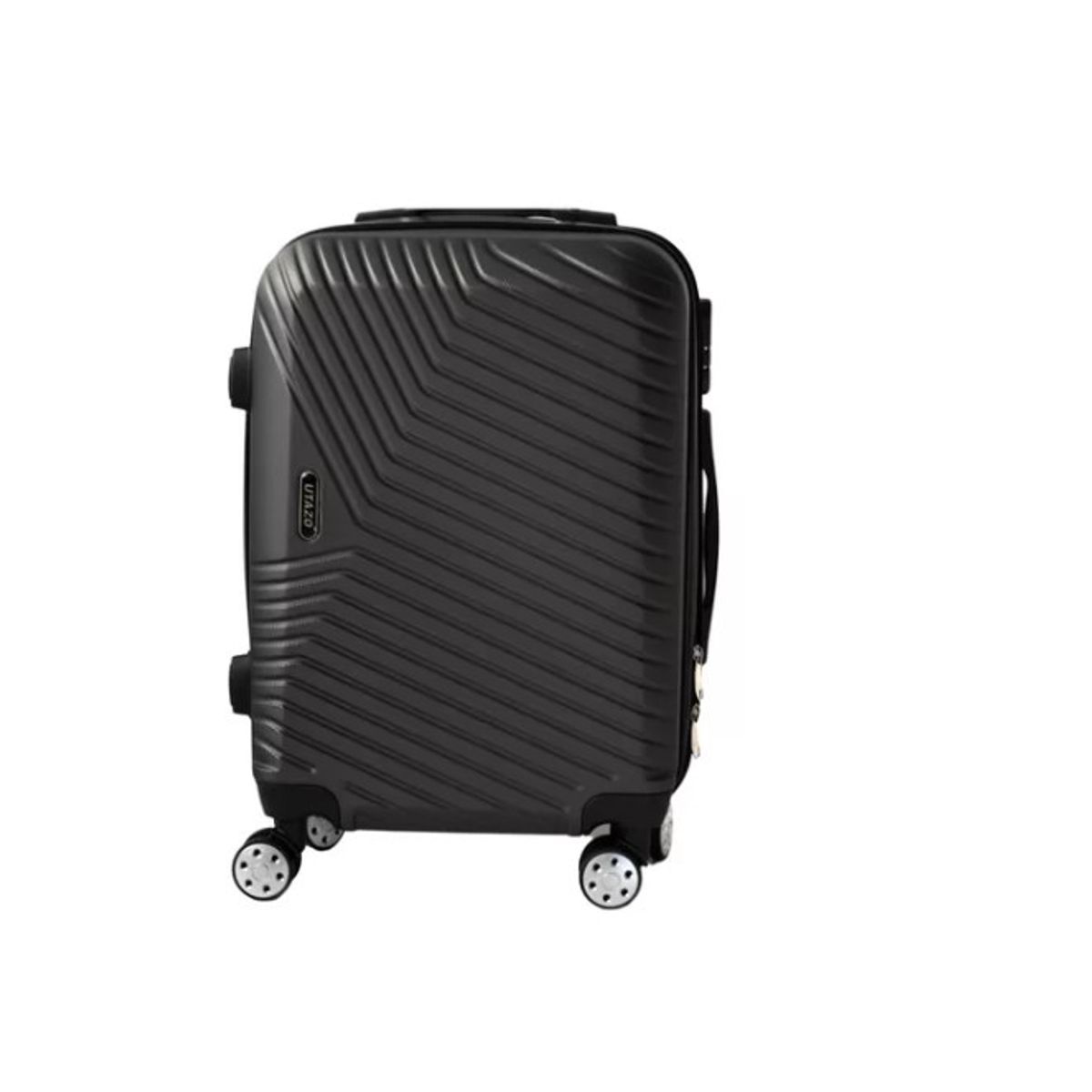 GENERICO - Maleta De Viaje Pequeña Equipaje Cabina 10 Kg Gris Oscuro