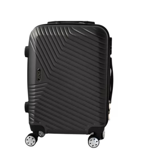 GENERICO - Maleta De Viaje Pequeña Equipaje Cabina 10 Kg Gris Oscuro