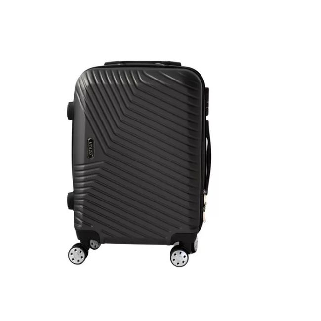 GENERICO - Maleta De Viaje Pequeña Equipaje Cabina 10 Kg Gris Oscuro