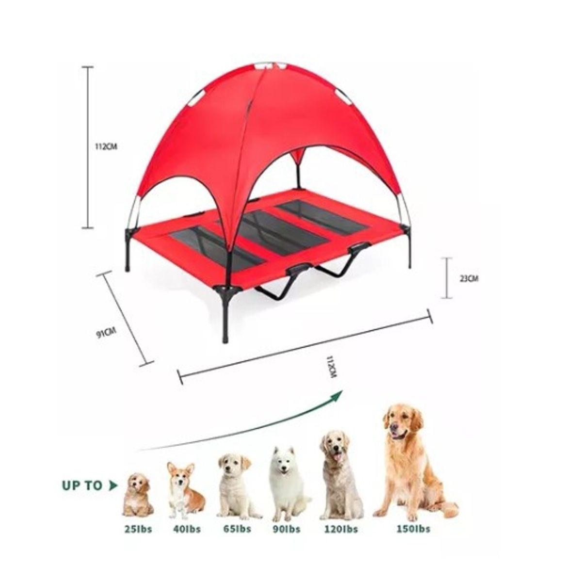 GENERICO - Cama Elevada Altura Para Mascota Perro Gato Talla Xl