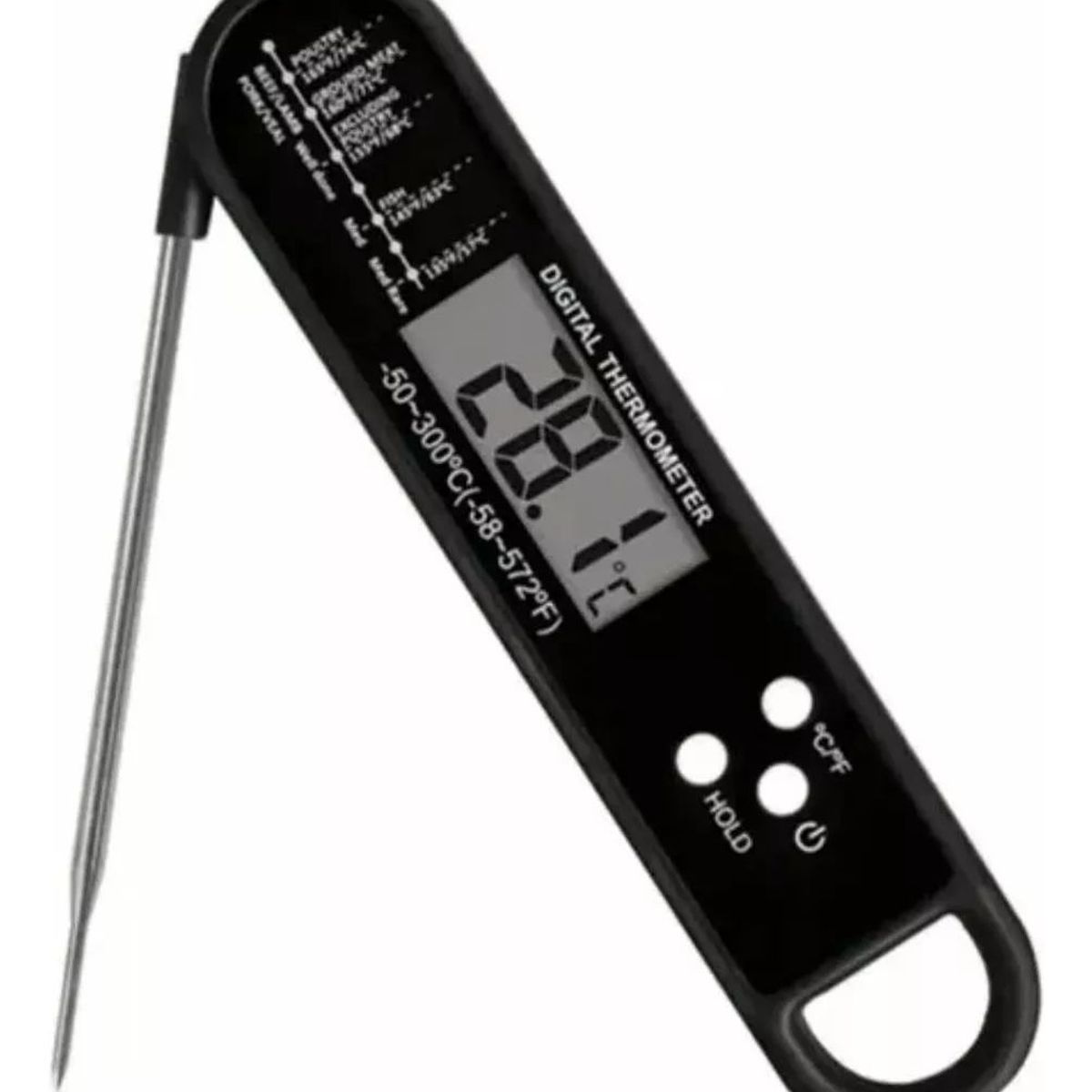 KUANGYE - Termometro Digital Cocina Carnes Con Sonda -50 A 300 °c