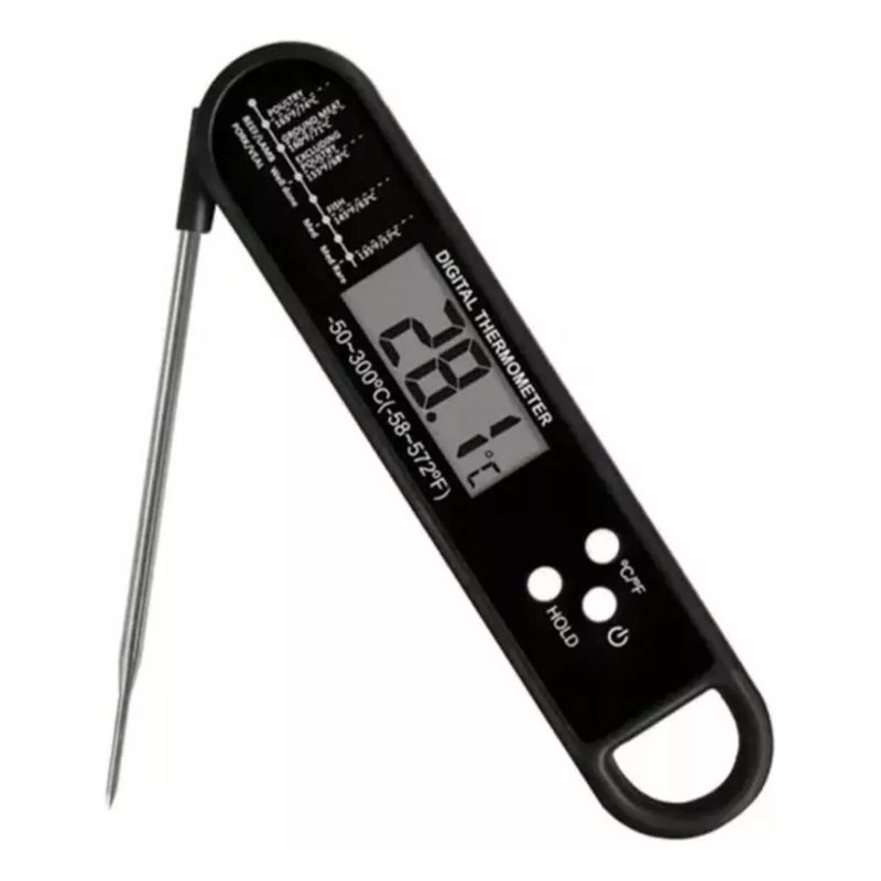 KUANGYE - Termometro Digital Cocina Carnes Con Sonda -50 A 300 °c