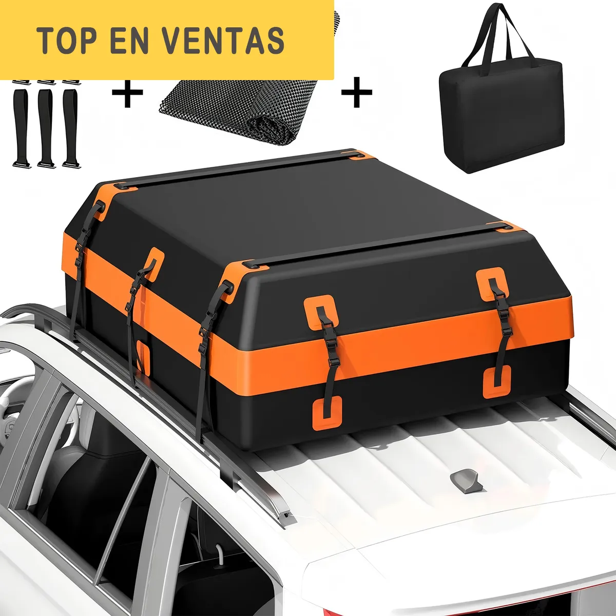 YAYKO - Bolso Porta Equipaje Impermeable Para Techo De Auto 470L