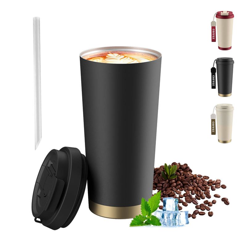 YAYKO - Taza térmica de acero inoxidable taza de agua taza de café