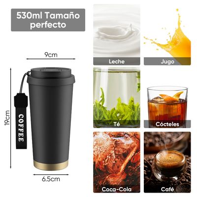 Imagen 2 del producto Taza térmica de acero inoxidable taza de agua taza de café