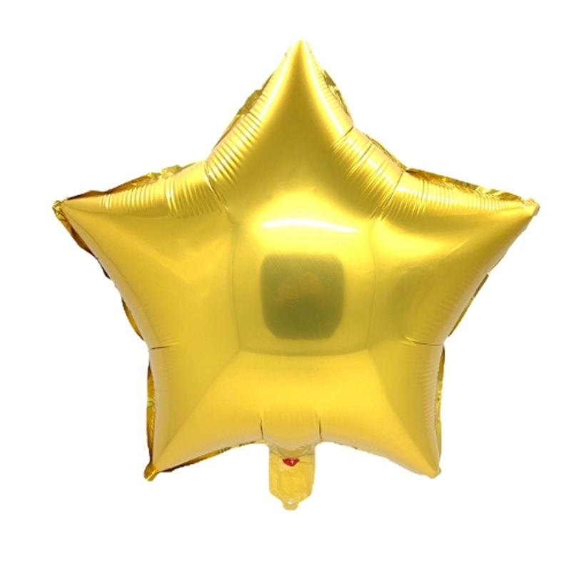 GENERICO - Globos Metálicos Estrellas Dorado X1