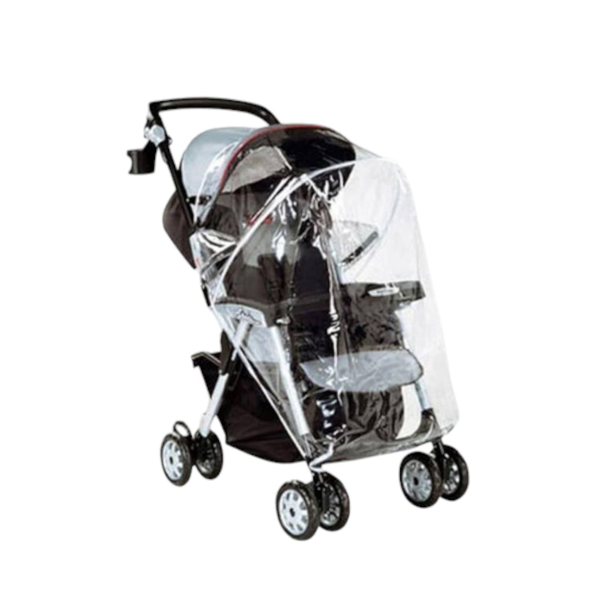 GENERICO - Cubre Coche Para Bebe Transparente Universal