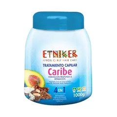 ETNIKER - TRATAMIENTO CAPILAR AFRO AND CURLY CARIBE 4 EN 1 DE 1000GR