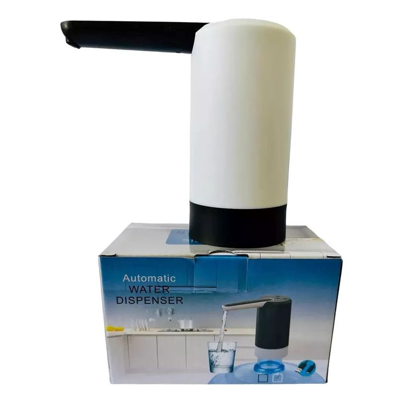 GENERICO - Dispensador Bomba Eléctrica De Agua Bidón Recargable Blanco