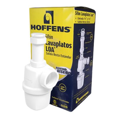 Imagen 2 del producto Sifón Lavaplatos Loa Salida Recta Entrada 1 1/2 Y 1 1/4