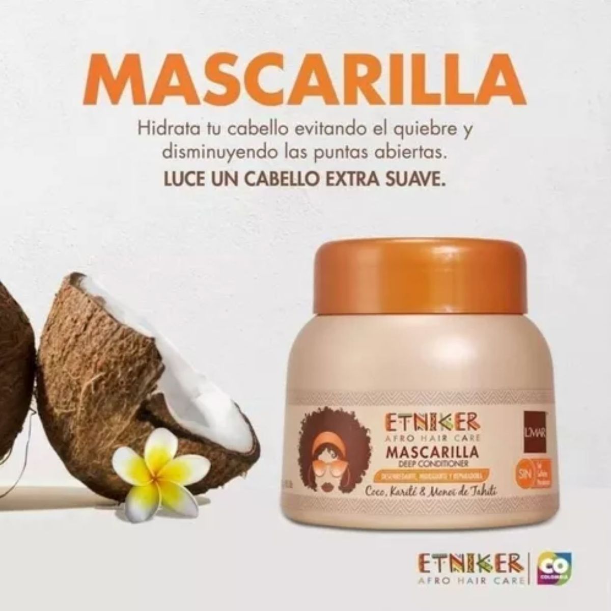 ETNIKER - MASCARILLA ACONDICIONADOR PROFUNDO ETNIKER 300G