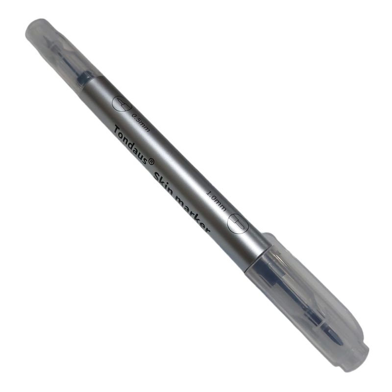 GENERICO - Lápiz Quirúrgico Marcador Estéril Negro + Regla Microblading