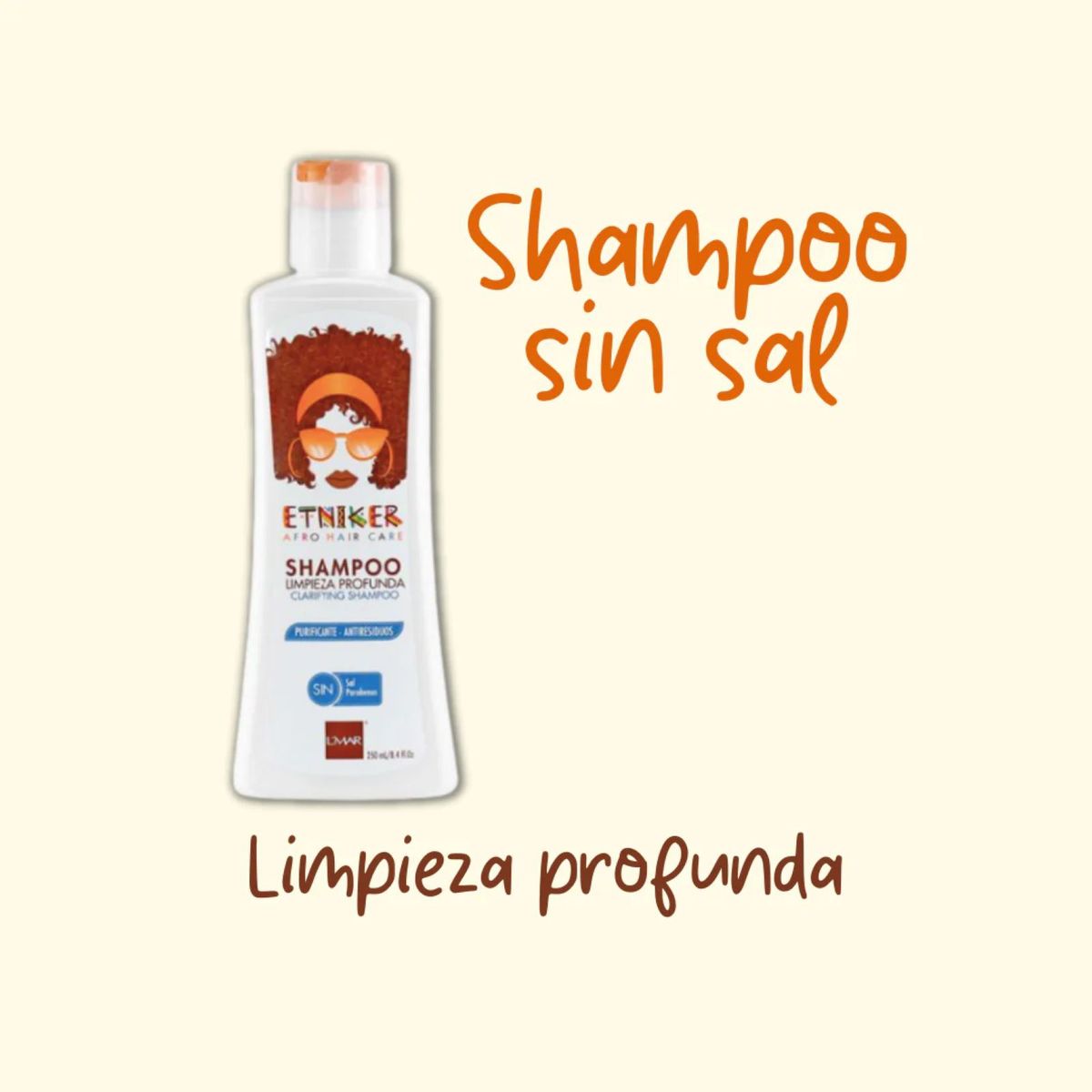 ETNIKER - SHAMPOO LIMPIEZA PROFUNDA ETNIKER 250 ML