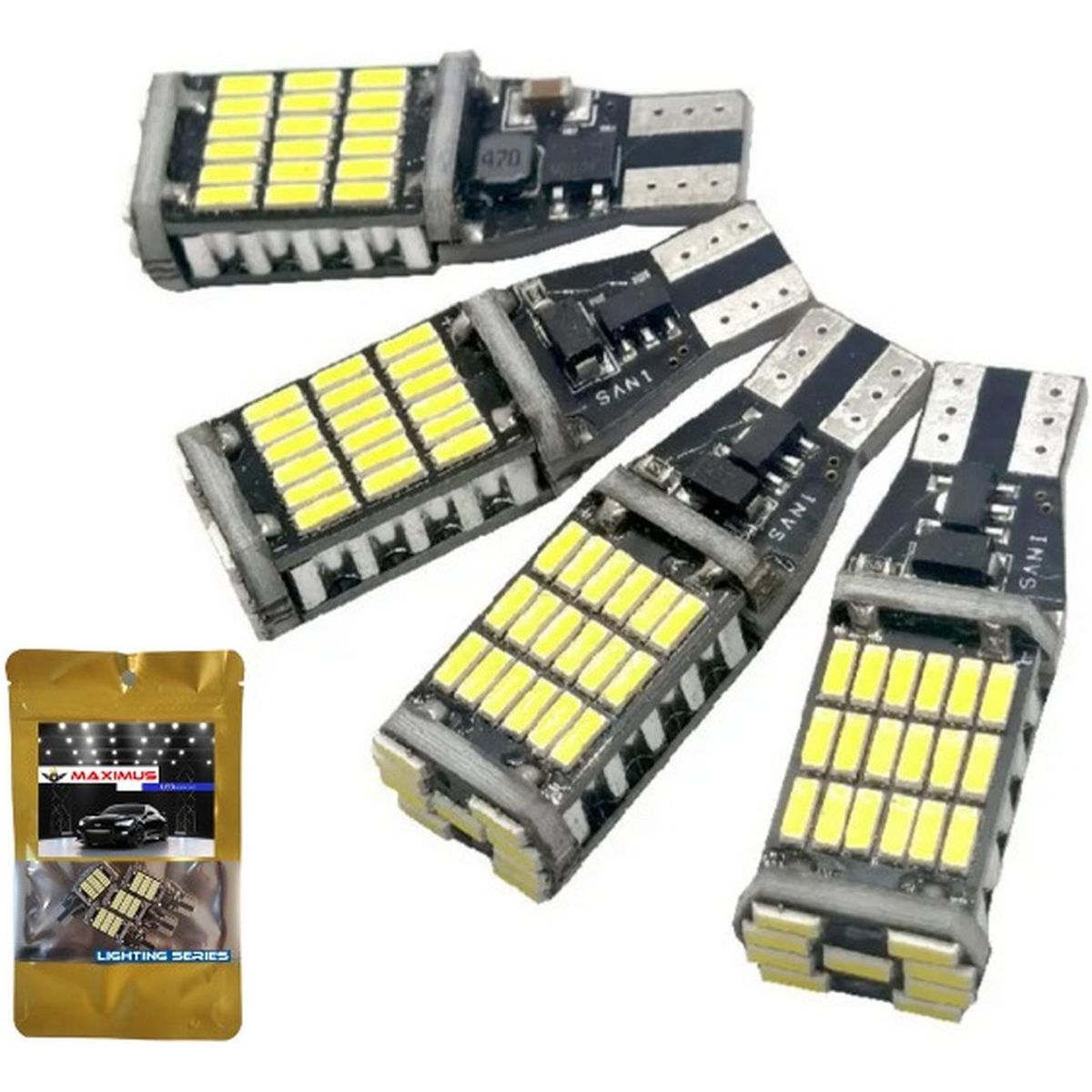 UNIVERSAL - Ampolleta Led T15 Blanca Superbrillante - 4 Unidades