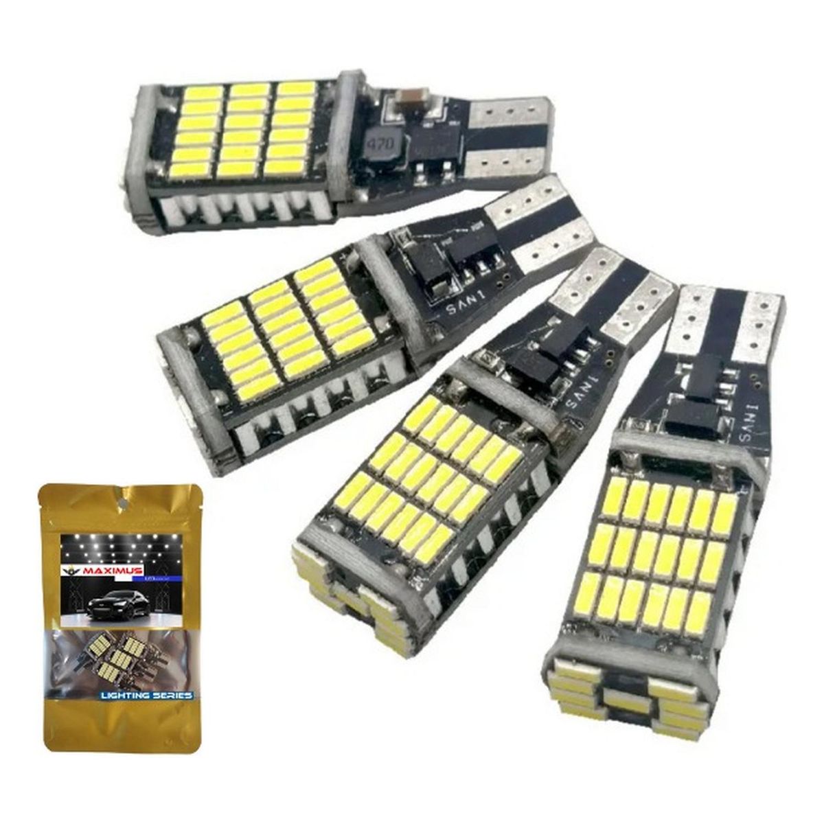 UNIVERSAL - Ampolleta Led T15 Blanca Superbrillante - 4 Unidades