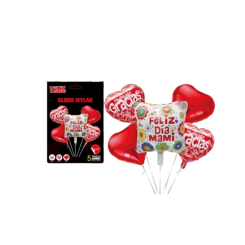 GENERICO - Set Globos Feliz Día Mami