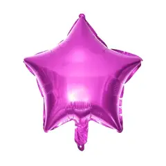 GENERICO - Globos Metálicos Estrellas Rosado X50