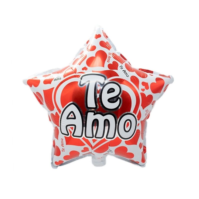 GENERICO - Globos Metálicos Estrellas Te amo X1