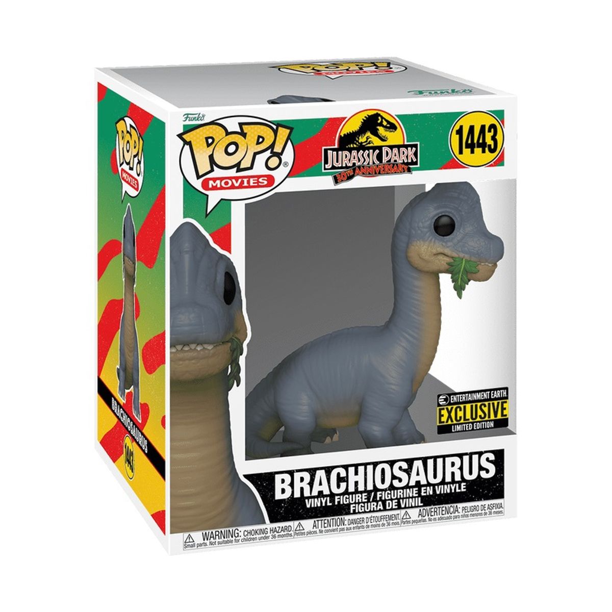 FUNKO - Funko Pop Jurassic Park Brachiosaurus 1443 Exclusivo