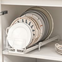 Organizador de Platos Extraíble con Riel