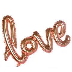 GENERICO - Globo Metálico Diseño Modelado Te amo