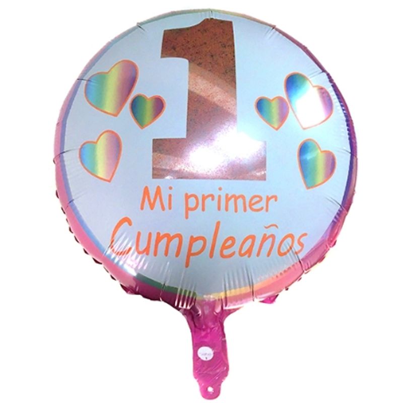 GENERICO - Globos Bebe Mi Primer Cumpleaños X50