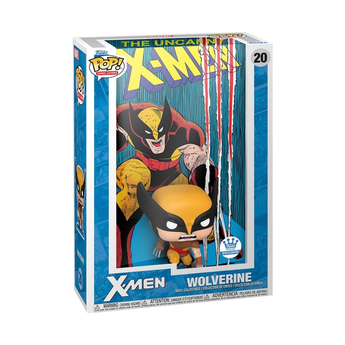 FUNKO - Funko Pop Marvel Poster Wolverine Exclusivo Funkoshop