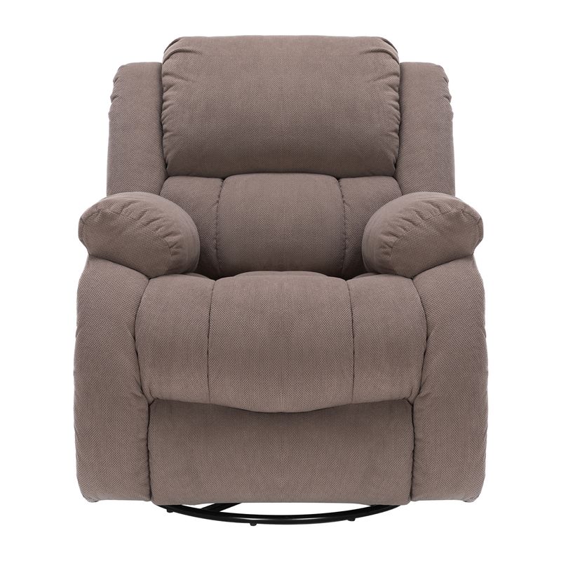 ELEMENT DESIGN - Berger Reclinable con Masajes Y Calefacción Tela Café