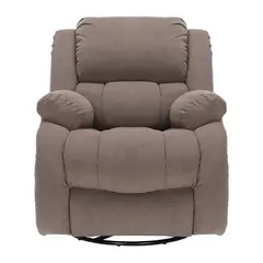 ELEMENT DESIGN - Berger Reclinable con Masajes Y Calefacción Tela Café