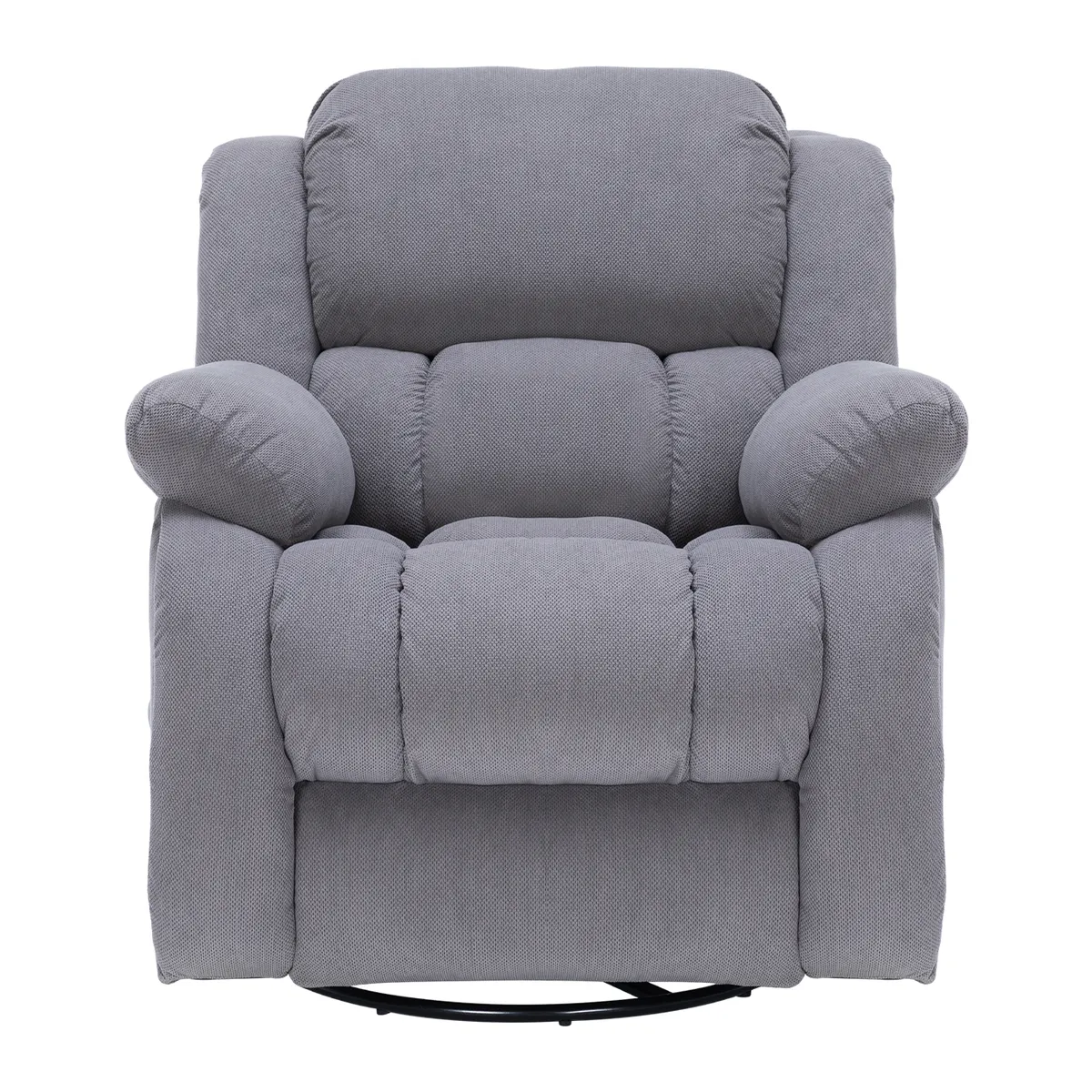 ELEMENT DESIGN - Berger Reclinable con Masajes Y Calefacción Tela Gris