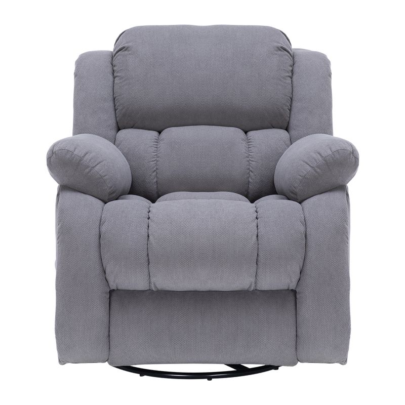 ELEMENT DESIGN - Berger Reclinable con Masajes Y Calefacción Tela Gris